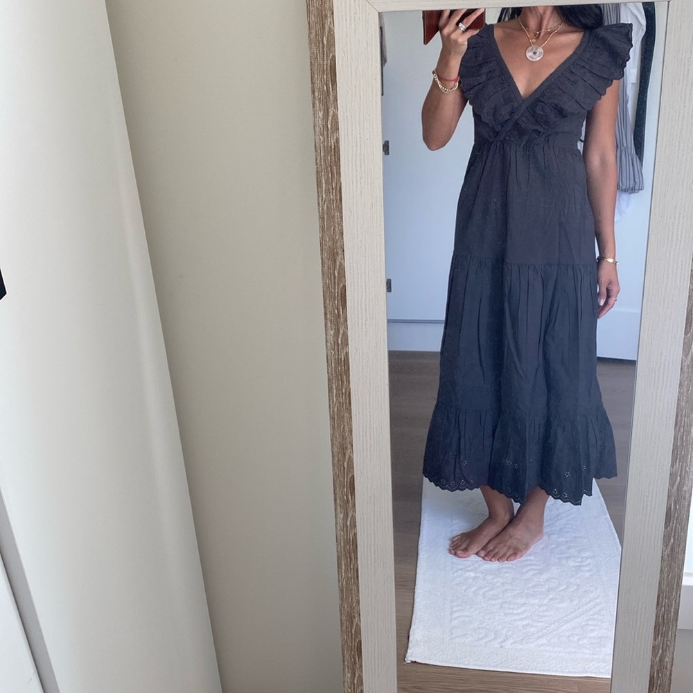 Emile & Ida cotton embroidered dress